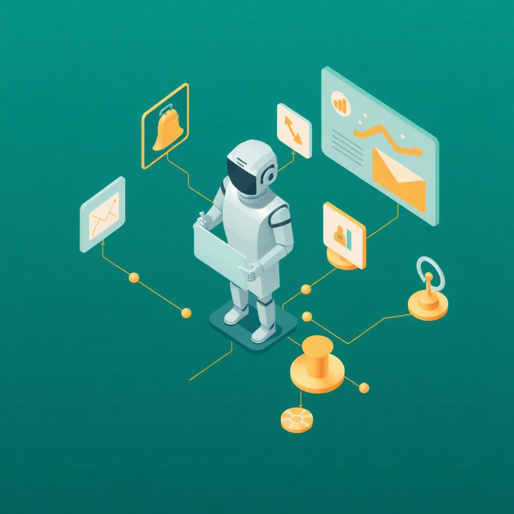Illustration principale de l'article : Votre ERP qui vous envoie chaque matin les clients à relancer et les ruptures de stock à venir — ce que l'IA agentique change concrètement